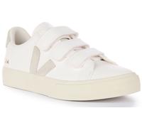 Veja Recife Chromefree Cuir Sangle Enfiler Baskets Naturelles Femmes UK 3 - 8