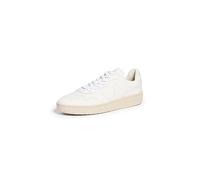 Veja Baskets homme V 90 Leather – Logo latéral OT cuir, lacets plats – Nicht-GERADE Weiss EU 43