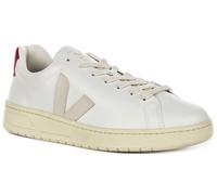 Veja Urca Cwl Pierre Kiwi Cuir Basse Hommes Baskets Blanc Vert UK 6 - 12