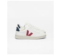 Veja Fair Trade - Sneakers en cuir - V-12 Extra-White Marsala Nautico pour Homme en Coton - Taille 46 - Blanc Blanc 46