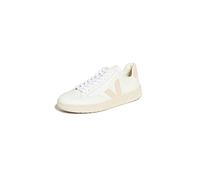 Veja Fair Trade - Sneakers en cuir - V-12 Extra-White Sable en Coton - Taille 43 - Blanc Blanc 43