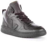 Veja V-15 Baskets à Lacets en Cuir pour Homme Confort et Style Haut de Gamme pour Homme, Noir, 9 Women/11.5 Men (EU 45)