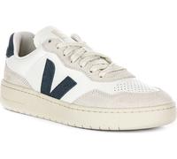Veja V-90 O. T. Leather En Blanc Bleu Pour Femme - 8 UK - 41 EU - 10 US / Blanc Bleu