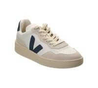 Veja V-90 O. T. Leather En Blanc Bleu Pour Femme - 5 UK - 38 EU - 7 US / Blanc Bleu