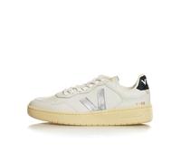 Chaussures Veja V-90 O.T. Cuir blanc argenté femme - 36