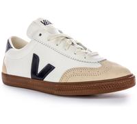 VEJA Volley 70s Inspiré Toile Volley-Ball Hommes Baskets Blanc Marine UK 6 - 12