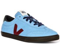 Veja Volley Suède Slim Brogue Effet Lacets Femmes Baskets Bleu EU37-41