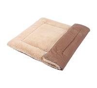 Vejaoo Matelas pour Chien, Matelas pour Animaux De Compagnie, Couverture De Chien XZ014 (M(75 X 50CM), Wick Khaki)