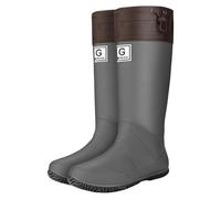 vejtmcc Bottes de pluie pour homme et femme, pour la pêche et la chasse, bottes légères et imperméables en caoutchouc confortables, résistantes à l'usure, chaussures de travail de haute qualité