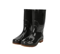 vejtmcc Chaussures de pluie pour homme, pour l'industrie et l'exploitation minière, avec mollet moyen, chaussures aquatiques avec semelle de bœuf épaisse, chaussures de basket Gold Elephant Labor