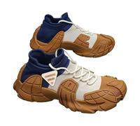vejtmcc Chaussures de travail pour homme, sportives, légères, tendances, avec bouton rotatif, anti-smash et anti-perforation, chaussures de sport confortables, chaussures de sport pour l'extérieur, le