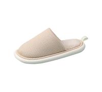 vejtmcc Pantoufles pour homme et femme - Pantoufles de bain - Pantoufles chaudes - Bout fermé - Lavables - En tissu éponge, Blanc., 39 EU