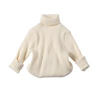 vejtmcc Pull à col roulé pour fille - T-shirt à manches longues d'hiver - Loisirs - Pull en tricot uni - Hauts à revers pour filles - Décontracté - Manches longues - T-shirt thermique - Tenues