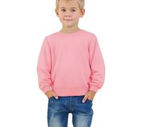 vejtmcc Sweatshirt pour fille - Pull surdimensionné ultra confortable - Pour le sport - Manches longues - Hiver - Col rond - Loisirs - T-shirt thermique ample pour enfants de 1 à 14 ans, Rose, 3-4 ans