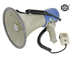 Veka - Megaphone Porte-Voix Puissant 25W Sirène + Bandouillere