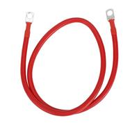 VekAuto 1 Câble d'Onduleur de Batterie 6 AWG Calibre 2.5FT 5/16" Câble de Batterie à Cosse Universel pour Voiture Véhicule Bateau VR Solaire Cuivre Étamé Rouge