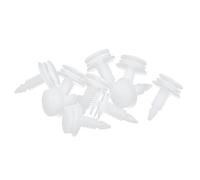 VekAuto 10 Clips De Fixation De Garniture De Porte Pour Buick Regal 91-95 | P. Chev Astro 92-05, P. Chev Lumina 90-94, Pour GMC Safari 92-05, P. Pont Grand Prix 90-97, OE10153057, Blanc Plastique, 30mm