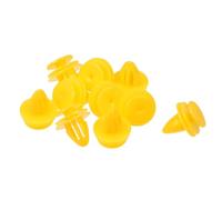 VekAuto 10 Clips De Fixation De Panneau De Garniture De Porte Compatibles pour Chevrolet Aveo 2004-2011 pour Chevrolet Aveo2 2007-2008, En Plastique Durable Jaune