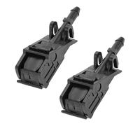 VekAuto 2 Pièces Buse De Lave-Glace Avant Pour VW Bora 99-05 | Abs Noir, Pour Seat Cordoba 02-09, Pour Vw Golf 99-06, Pour Vw New Beetle 03-10, Pour Skoda Superb 01-08, OE:56D955751