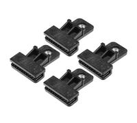 VekAuto 4 Clips De Retenue De Vitre De Fenêtre De Porte, 2,01"X1,57"X0,67" Support De Régulateur De Vitre Clip Universel En Plastique Noir Pour Voiture, Camion, Fourgonnette Résistant