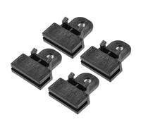 VekAuto 4 Clips De Retenue De Vitre De Porte Et Fenêtre, 1,93"X1,57"X0,75" Support De Régulateur De Vitre En Plastique Durable Noir Universel Pour Voiture, Camion, Fourgonnette