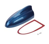 VekAuto Cache Antenne Aileron De Requin, Antenne De Toit Universelle Am/FM pour Voiture, Auto, SUV, Camion Tout-Terrain en Abs avec Base Adhésive Bleu Foncé