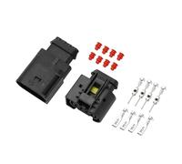 VekAuto Connecteur De Bobine D'Allumage À 4 Broches Compatible Pour Mercedes-Benz Et pour Bmw, Étanche, Série En Plastique Noir De 3,5 Mm, Connecteur De Terminal De Fil Mâle Et Femelle