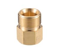 VekAuto Connecteur pour Nettoyeur Haute Pression, Adaptateur M18x1.5 vers M22x1.5 Mâle et Femelle en Laiton pour Tuyau de Nettoyeur Haute Pression Universel en Cuivre