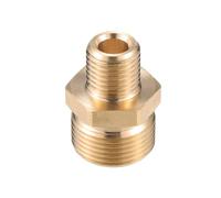 VekAuto Connecteur pour nettoyeur haute pression, adaptateur mâle en laiton 8mm M14x1.5 vers 15mm M22x1.5, universel pour nettoyeur haute pression, couleur cuivre en laiton