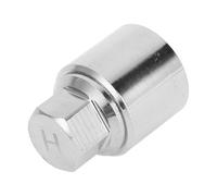 VekAuto Écrou De Roue Anti-vol Compatible Pour VW Pour Skoda, Alliage D'acier Chromé Durable Ton Argenté Clé De Dépose D'écrou Anti-vol Type H