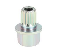 VekAuto Écrou De Verrouillage De Roue Compatible Pour Bmw, En Acier Allié Galvanisé Durable 31/15Pt De Couleur Argent, Vis Anti-Vol Avec Clé De Démontage