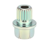 VekAuto Écrou De Verrouillage De Roue Compatible Pour Bmw, En Acier Allié Galvanisé Durable 37/21Pt De Couleur Argent, Vis Anti-Vol Avec Clé De Démontage