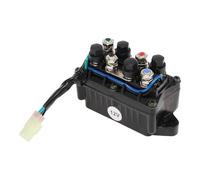 VekAuto Relais De Commutation De Treuil Pour Vtt 12V 8 Bornes Pour Arctic Cat, Plastique Métal Noir Durable