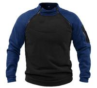 Vekewsap Veste tactique pour homme - Pull en polaire - Coupe-vent militaire - Pour les loisirs - Coupe-vent - Sans capuche - Army Combat Shirt - Veste d'hiver - Coupe-vent - Style militaire - Style