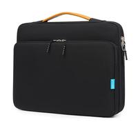 Veki 13-14 Pouces Housse pour Ordinateur Portable, Pochette PC Portable Antichoc Étanche avec Pochette pour Accessoires, Sac de Transport PC Compatible avec MacBook, HP, Dell, Lenovo et Asus (Noir)