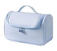 Veki Sac de Rangement Portable à Suspendre pour Dyson Airwrap Styler et Shark, Étui de Transport de Voyage pour Sèche-Cheveux Dyson Supersonic, Sac de Voyage pour Accessoires de Bigoudi (Bleu)
