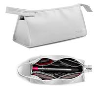 Veki Sac de Rangement pour Dyson Airwrap Styler et Bigoudi Accessoires, Sac de Voyage Compatible avec Sèche-Cheveux Dyson Supersonic, Étui de Rangement pour Sèche-Cheveux (Gris, Triangle)