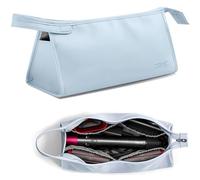 Veki Sac de Rangement pour Dyson Airwrap Styler et Bigoudi Accessoires, Sac de Voyage Compatible avec Sèche-Cheveux Dyson Supersonic, Étui de Rangement pour Sèche-Cheveux (Bleu, Triangle)