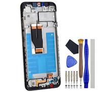 VEKIR Full Display with Screen Frame for Nokia G11 G21 Display Touch Digitizer Assembled Black Screen for TA-1401 TA-1418 TA-1477 TA-1415 TA-1405 Replacement with Free Tool Kit