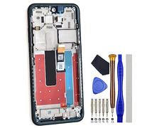 VEKIR Full Display with Screen Frame for Nokia X20 X10 Display Touch Digitizer Assembled Dark Green Screen for TA-1341 TA-1344 TA-1350 TA-1332 Replacement with Free Tool Kit