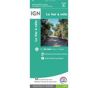 Vel06 - var a velo - Echelle 1:100 000 - Collectif - Ign Institut Geographique National - Atlas / carte