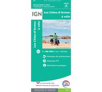 Collectif – Côtes d'Armor à vélo (VEL10) – Atlas / carte – IGN