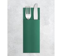 VelaHub Airlaid Lot de 50 Serviettes jetables de qualité supérieure Vert 32 x 40 cm