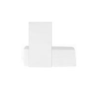 VelaHub Soft Point - Lot de 50 serviettes jetables de qualité supérieure - Pliage 1/8-39 x 38 cm - Blanc