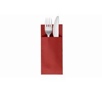 VelaHub Soft Point Lot de 50 serviettes jetables, pour couverts, de qualité supérieure, 32 x 38 cm, bordeaux