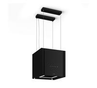 Klarstein Hotte aspirante de plafond Velaire A++ Éco 601 m³/h 62 dB Commandes tactiles LED Noir