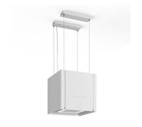 Velaire 40cm Échappement Hotte Îlot Blanc A++