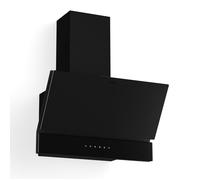 Klarstein Hotte aspirante Velaire 60 cm – 820 m³/h, LED, A++, tactile, filtre charbon, noir
