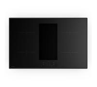 Klarstein Plaque à induction Velaire – 80 cm, hotte intégrée, 4 zones, 8400 W, noir