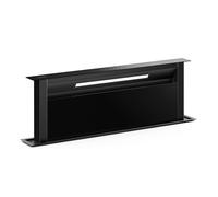Klarstein Hotte aspirante escamotable Velaire 90 cm Élégante minimaliste CEE A++ 906 m³/h Noir